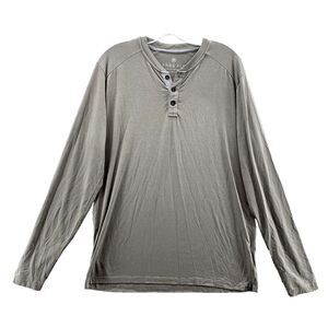 Free Fly Apparel Gray Lightweight Henley